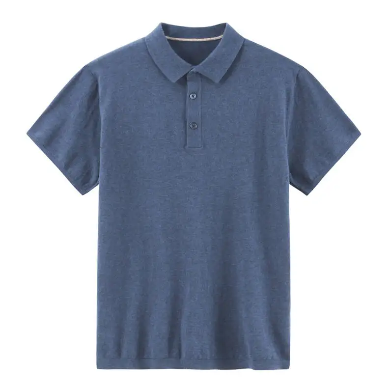 13Colors Summer Polos Men Sweater Quality Combed Cotton Knitted Short Polo Male Tees Top Pullover Large Plus Size 4XL Muls Brand 18