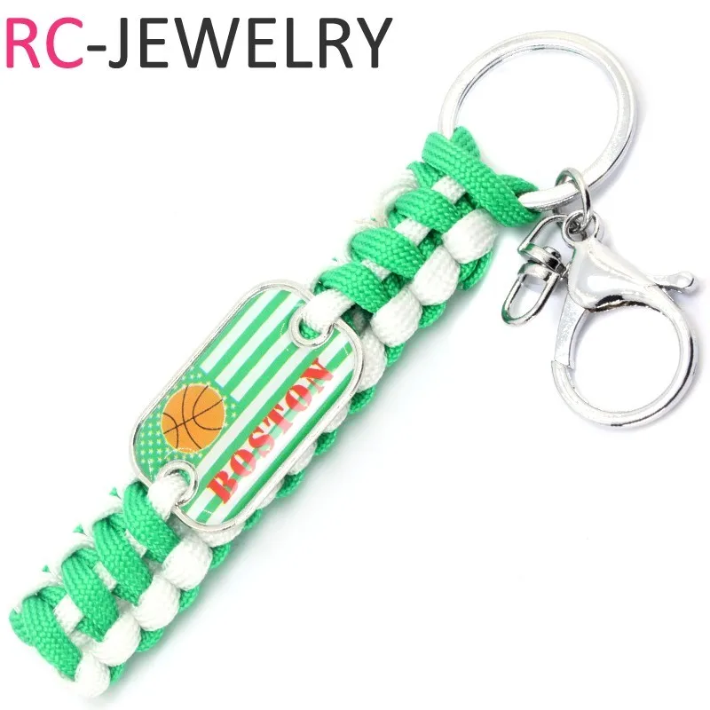 American Boston Basketball Teams Keychain Metal Keychains Basketball