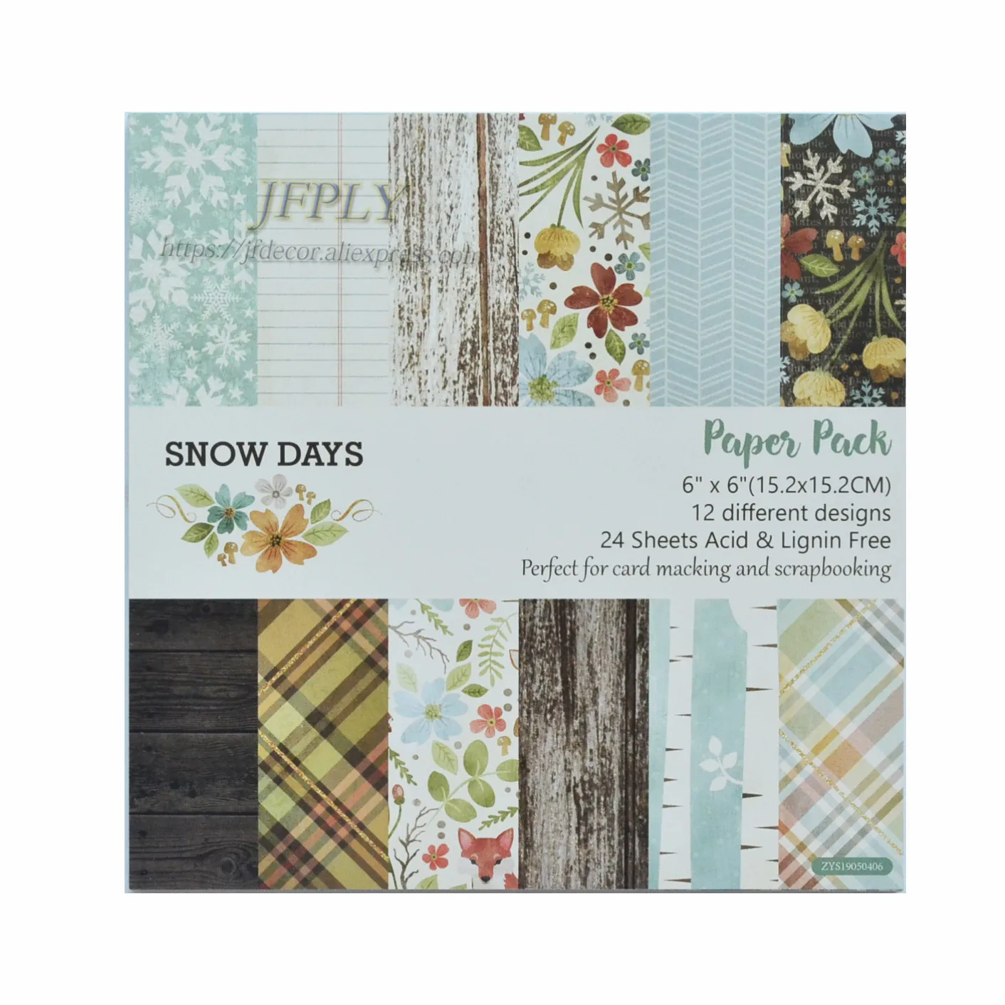 

Winner Series Patterned Paper Scrapbooking Paper Pack Craft Paper Art Card Card Making 6"x 6" 24 Sheets /pack