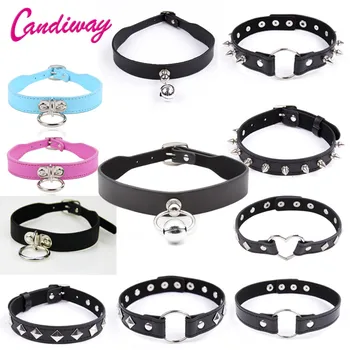 Candiway Collar Restraint Slave Harness Bondage Product Sex Toys for Women Couples S/M Adult Games 1