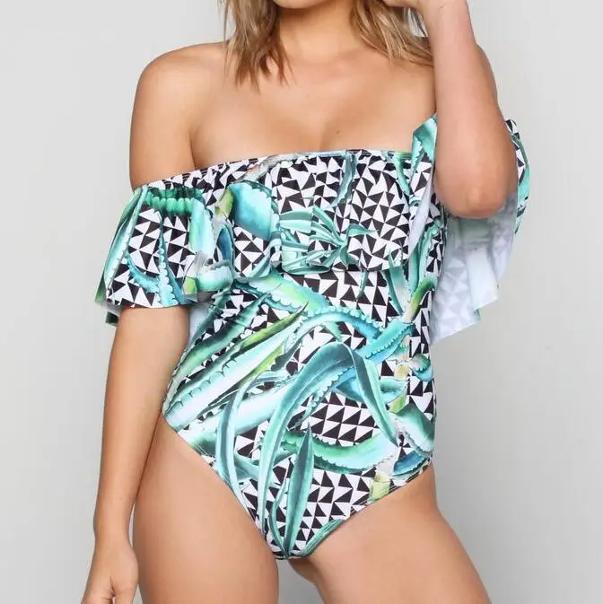 Женский слитный купальник с цветочным принтом 5 цветов|swimsuit swimsuit|swimsuit womenswimsuits one
