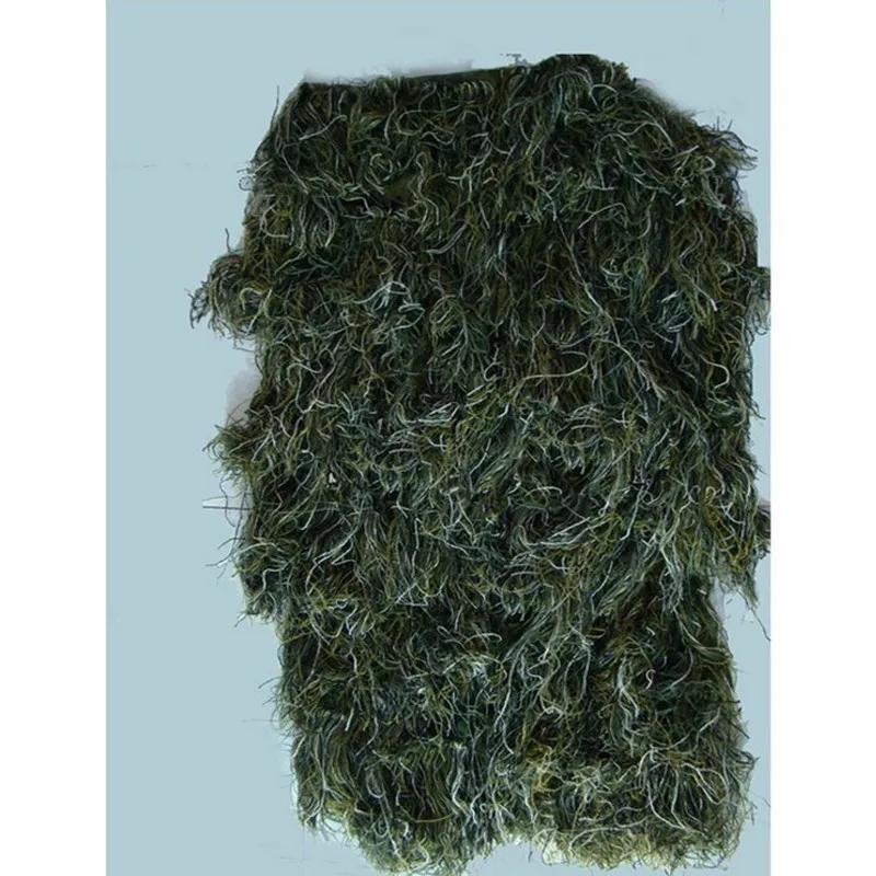 Камуфляжная Ghillie одежда для охоты, камуфляжная теневая ткань, тактический Камуфляжный костюм, 4 вида травы, камуфляжный тент, ткань для Ghillie, костюм