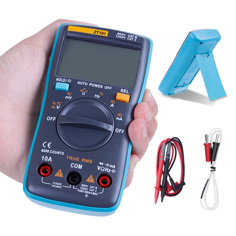 Vastar Digital 101/102 Multimeter Test Leads Probe 6000 Counts