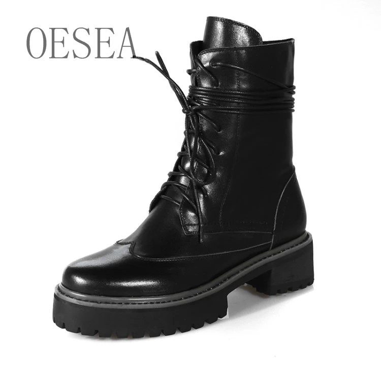 women boots High end European and American fashion genuine leather
