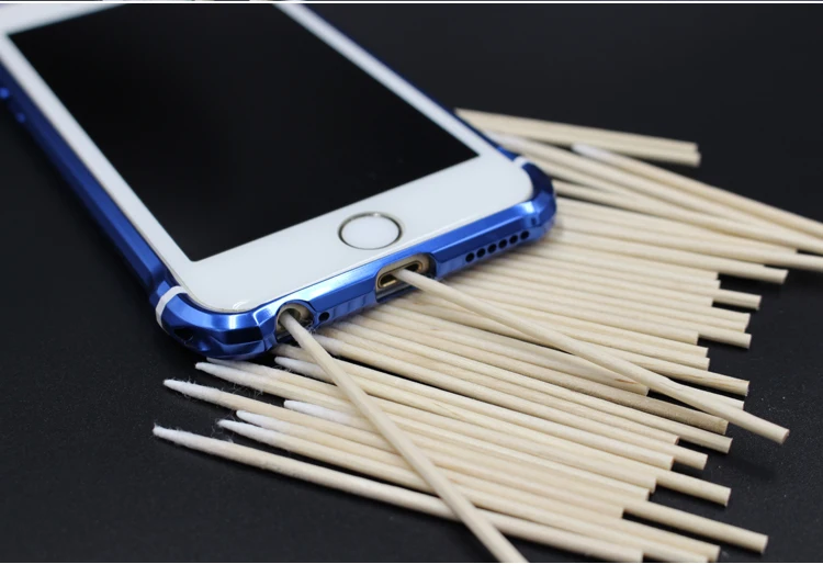 

Charging interface cotton swab Cell phone headphone hole cleaning cotton rod Water absorption and leakage prevention 100pcs