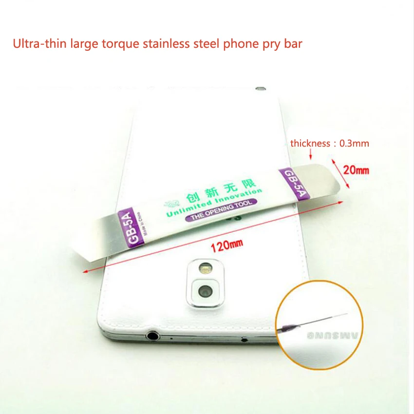 

Ultra-thin large torque stainless steel phone pry bar for LCD repair tool screen pry bar for repairing iphone and IPad