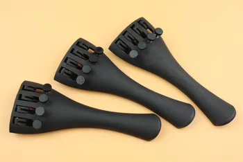 

3pcs new 3/4 size carbon fiber violin tailpiece violin accessories