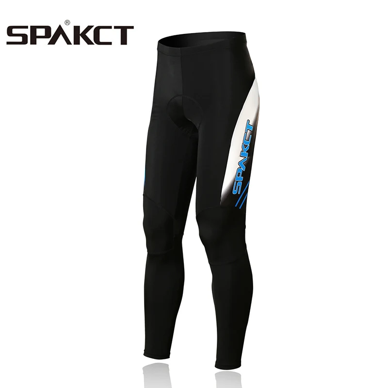 

SPAKCT Men's Cycling Clothing Bike Bicycle 3D Silicone Padded Riding Pants Quick-Dry GEL Pad MTB Bike Bib Shorts Pants