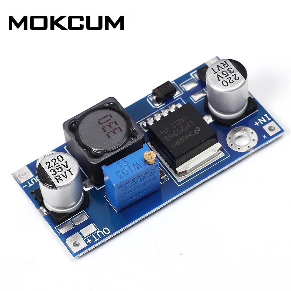 

3A LM2596 4V-35V DC-DC Adjustable Power Supply Buck Converter Step Down Converter Power Module Output 1.23V-30V