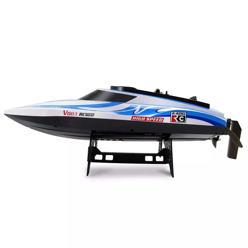 Flytec V003 RC عالية قارب سباق 2.4G مع الذاتي المقوم للماء المدمج في نظام مياه التبريد 30 + Km/ h RC سباق القوارب RC اللعب Flytec V003 RC عالية قارب سباق 2.4G مع الذاتي المقوم للماء المدمج في نظام مياه التبريد 30 + Km/ h RC سباق القوارب RC اللعب