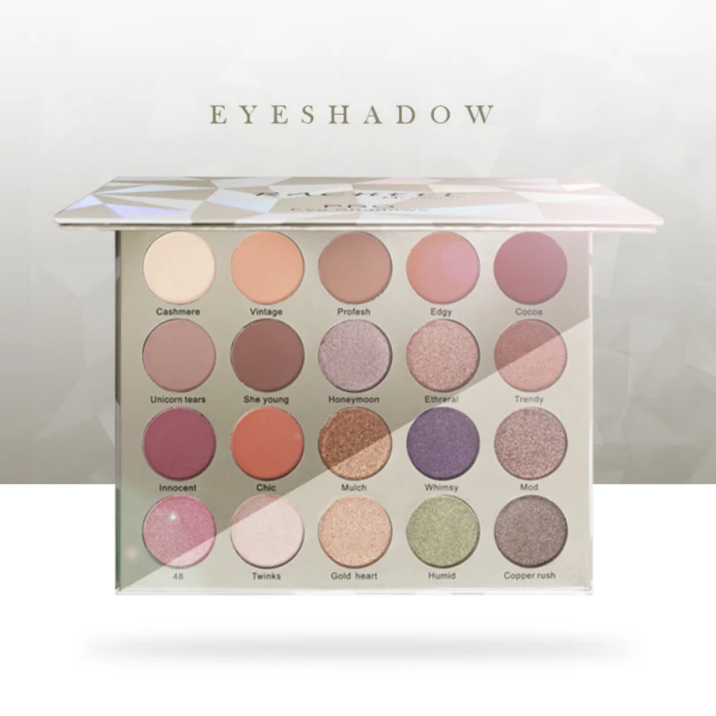 

Shimmer Matte Eyeshadow Palette Powder Long-Lasting Waterproof Makeup Palette Eye Shadow Cosmetics 20 Colors