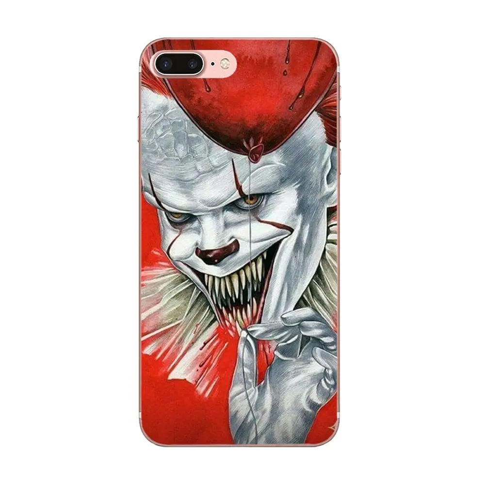 Чехол из ТПУ It Pennywise Clown Horror Black для Xiaomi Note 3 4 Mi3 Mi4 Mi4C Mi4i Mi5 Mi 5S 5X 6 6X A1 Max Mix 2|Бамперы| |