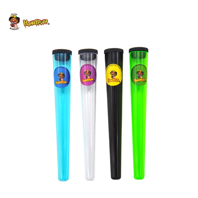 

Plastic King Size Tube Doob 115 MM Vial Waterproof Airtight Smell Proof Odor Cigarette Solid Storage Sealing Container