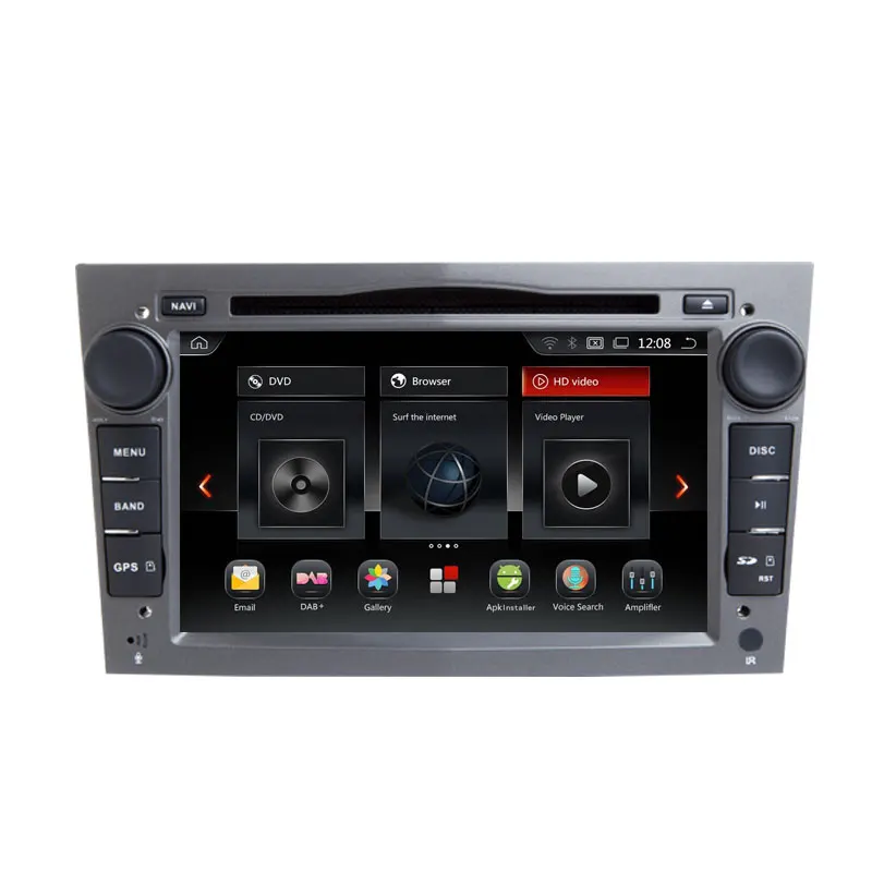 Автомобильный DVD плеер CarExc Octa Core Android 9 0 OS для Opel Astra Corsa Zefira Vectra центральный