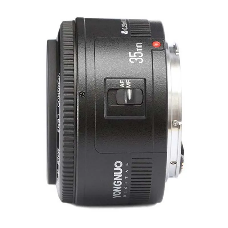 Топ предложения YN35mm F2 объектив 1:2 AF/MF широкоугольный фиксированный/Prime Автофокус Объектив для Canon EF Mount EOS камера