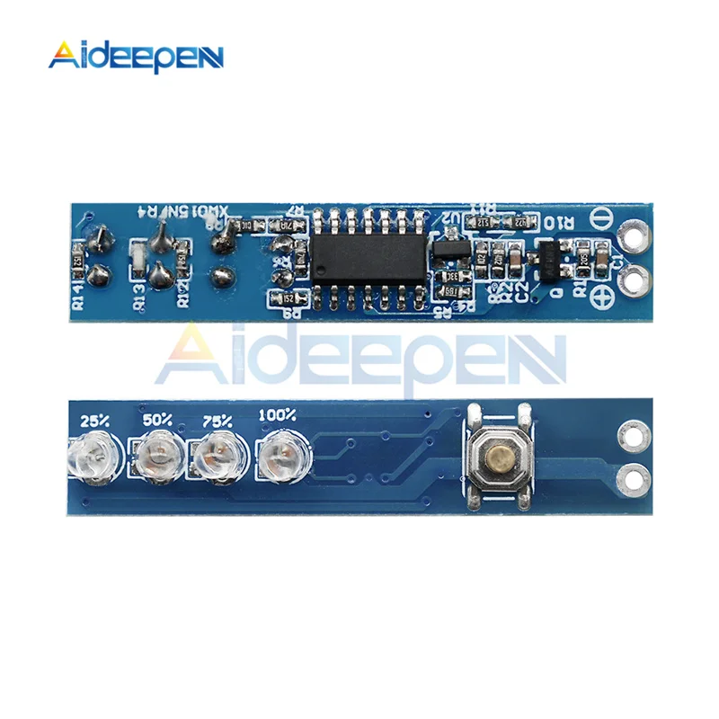 

1S 2S 3S 4S Lithium Battery Capacity Indicator LED Display Board Module Power Level Indicator For 18650 Lithium Battery DIY Kit