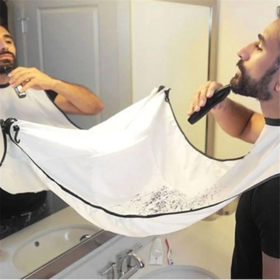 

1pc Male Beard Apron Pongee Beard Care Shave Apron Cape Cloth Bib Trimmer Facial Hair Grooming Catcher Beard Mustache Collector