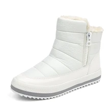 2016 Autumn women snow boots winter warm boots thick bottom platform waterproof ankle boots for women thick fur cotton shoes