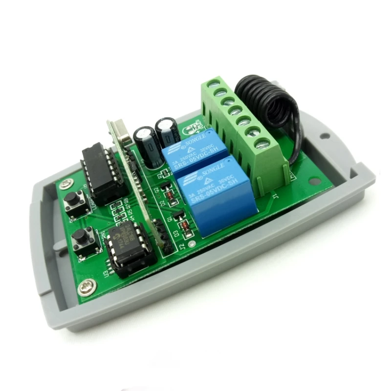 2 канальный 12 V 24 DC Универсальный RF приемник непрерывно изменяющийся код