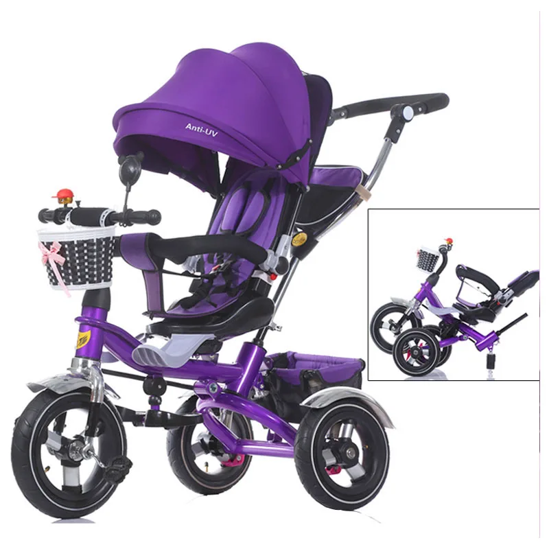 Buy High Quality Rotating Seat Baby Tricycle Stroller Abration Shock Removable