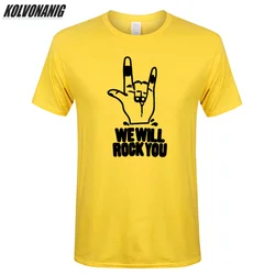 Te Rockearemos Camiseta de Rock Verano 2019 Moda Heavy Metal Música Camiseta Fans Hip Hop Algodón Mangas Cortas Camiseta de Hombre Harajuku Te Rockearemos Camiseta de Rock Verano 2019 Moda Heavy Metal Música Camiseta Fans Hip Hop Algodón Mangas Cortas Camiseta de Hombre Harajuku