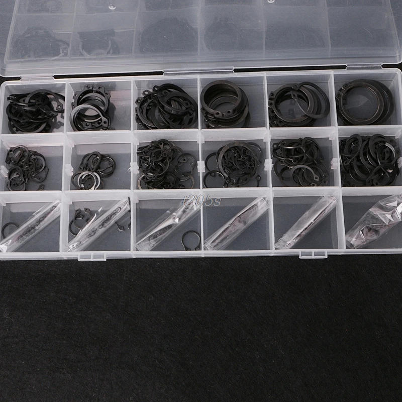 

300 PCS Circlip Set External Retaining Cir Clip Circlips Snap Ring Assortment Q15 Dropship