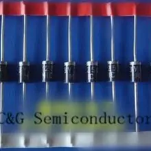 50 шт. BY255 BY255GP с выпрямительным диодом 3A 3000mA 1300V DO-201