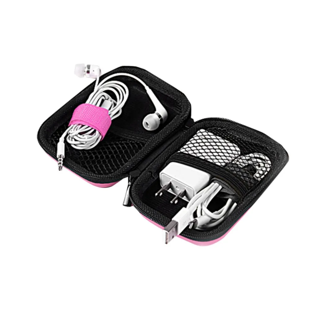 

2017 Compact Size Multifunctional EVA Power Bank Hard Disk Storage Case Bag Shockproof Carrying Storage Case Box With Zipper