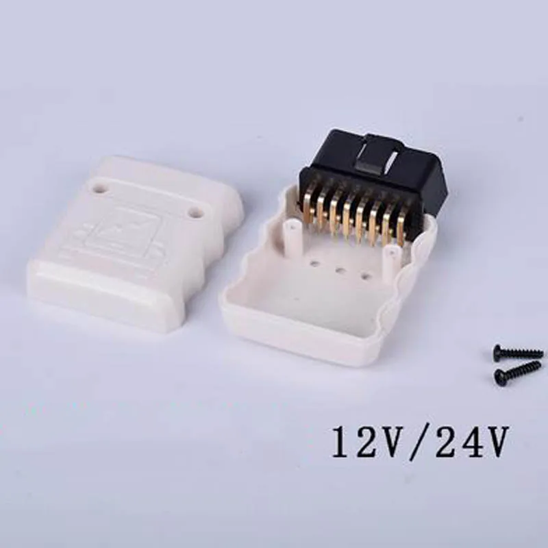 OBD II OBD2 90 градусов 16 контактный разъем адаптера провода розетки авто