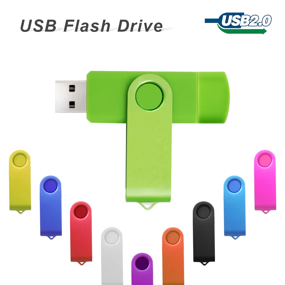 

OTG usb flash drive pen drive 4gb 8gb 16gb 32gb 64gb micro usb Smart Phone pendrive external storage Memory stick for cellphone