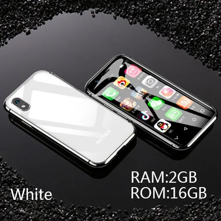 SOYES XS 4G смартфон " экран мини мобильный телефон 3 ГБ+ 32 Гб 2 Гб+ 16 ГБ Android распознавание лица 1580 мАч Wifi резервные телефоны - Цвет: white RAM2G ROM16G