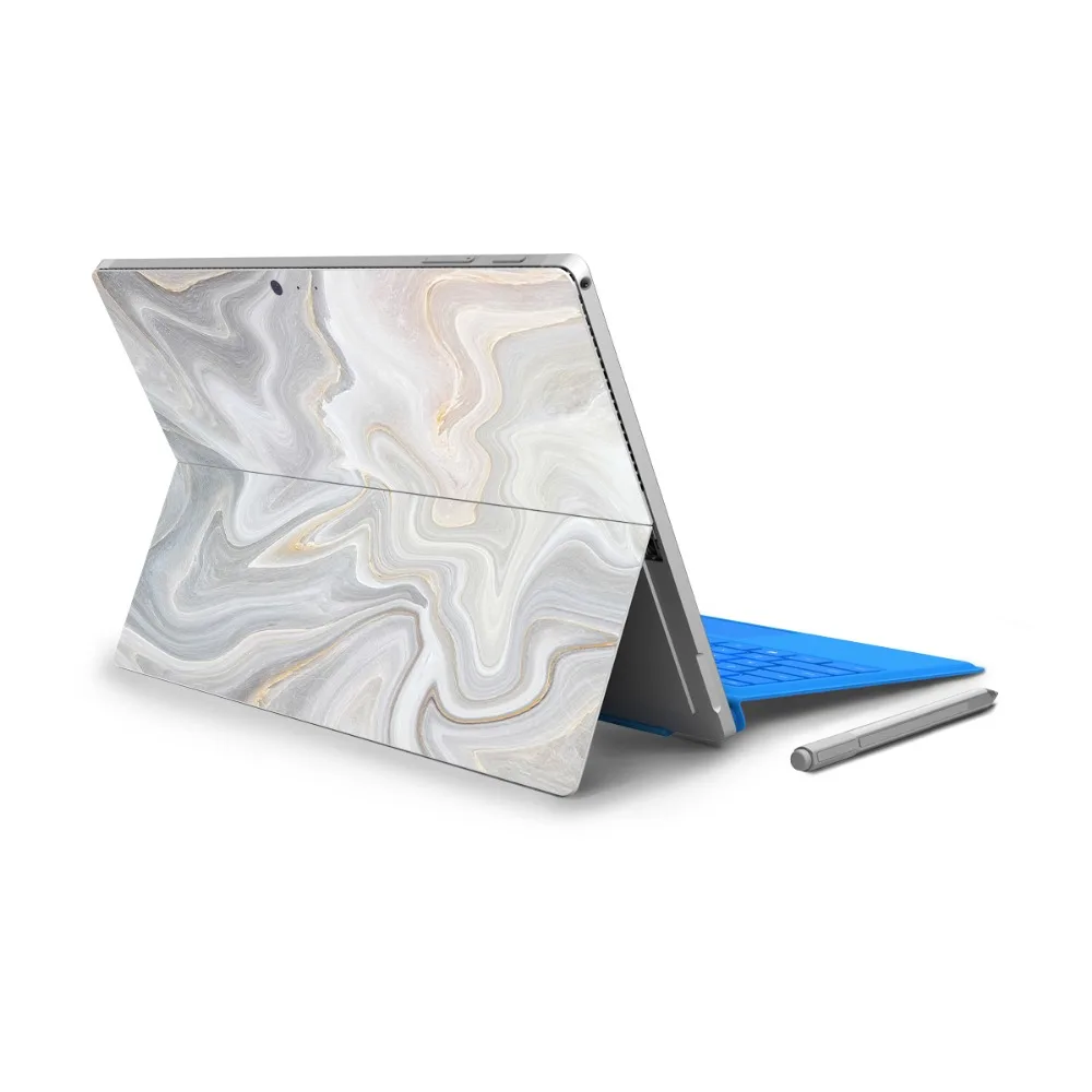 GOOYIYO для Surface Pro 4 5 виниловая наклейка на заднюю панель планшет живопись дерево