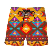 SOSHIRL Southwest snazzess повседневные шорты хипстер хип хоп Уличная мужские народные Повседневные Шорты Красочные Спортивные штаны пляжные шорты