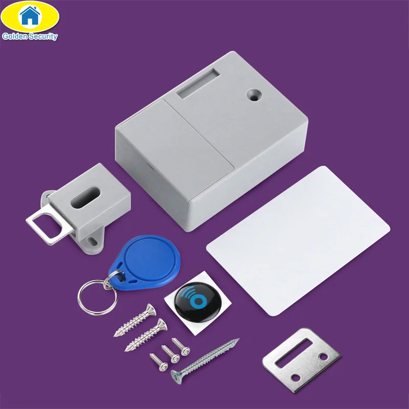 

Battery Invisible RFID Electronic Cabinet Locker Door Lock Wardrobe Lock Private 125KHZ EM RFID Drawer Lock
