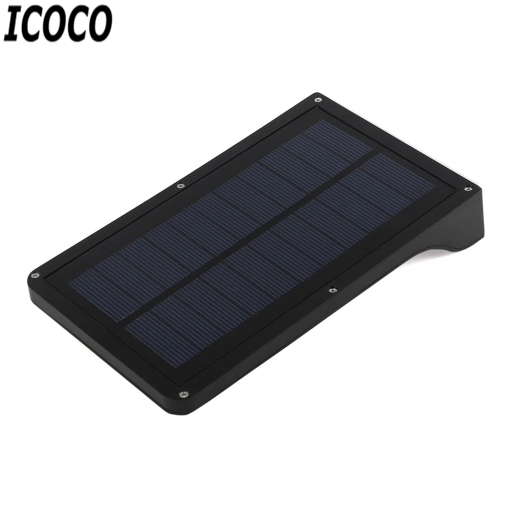 ICOCO 36 светодиодов Водонепроницаемая солнечная панель аварийная лампа моно-кристаллический кремний энергосберегающий окружающей среды Защита ночник