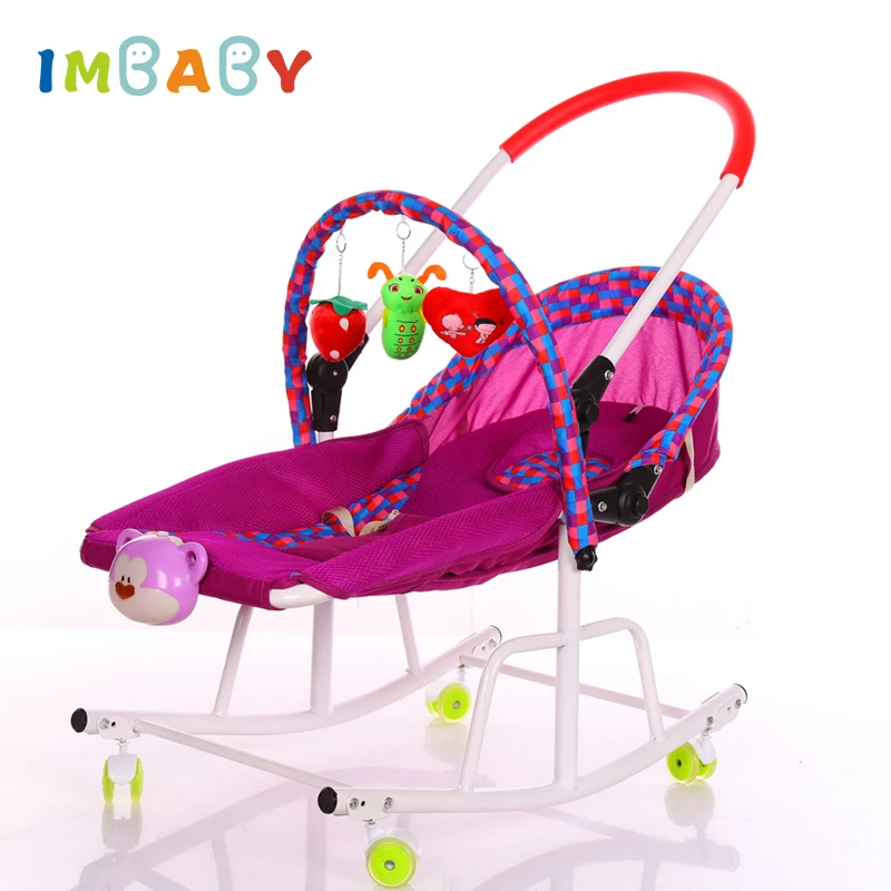 

IMBABY Baby Cradle Baby Rocking Chair For Children With Music Player Baby Swing Chair Child Swing Bassinet Baby Rocking Chair