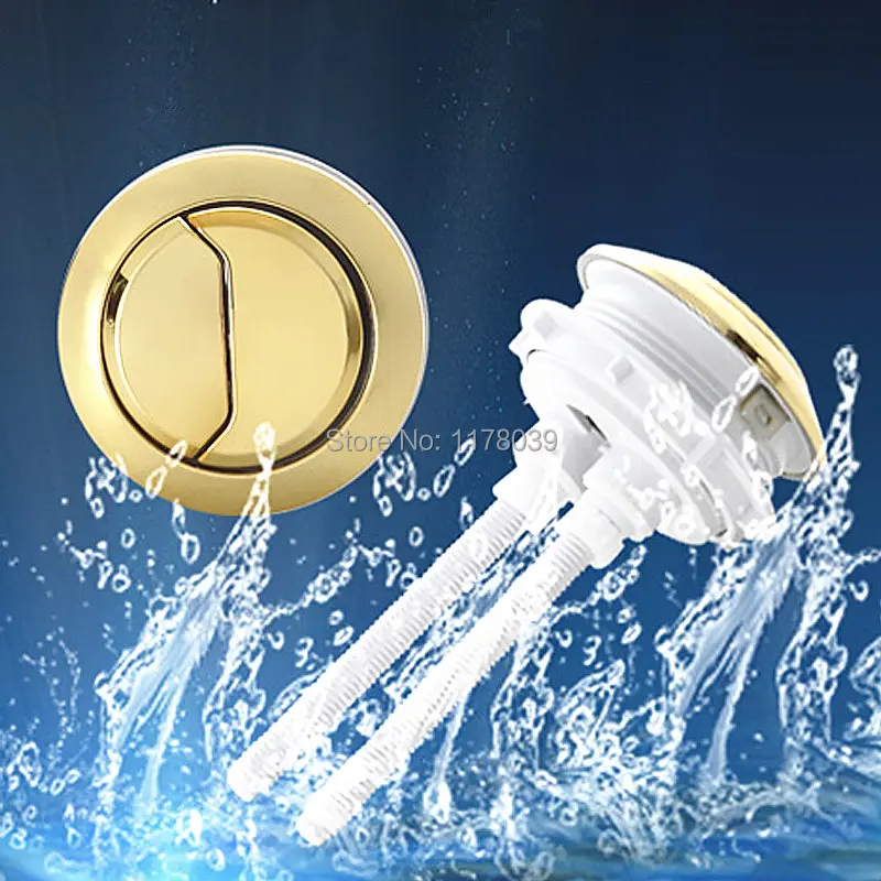 60cm Round Toilet dual push button 69mm Top diameter Round Toilet water tank double button J17352