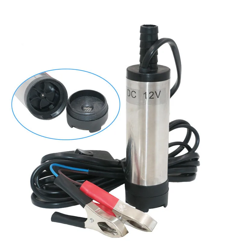

12V DC Portable Micro-pump/ Submersible Pump/ Diesel Pump Oil Self-priming Pump Tube diameter 1.8cm