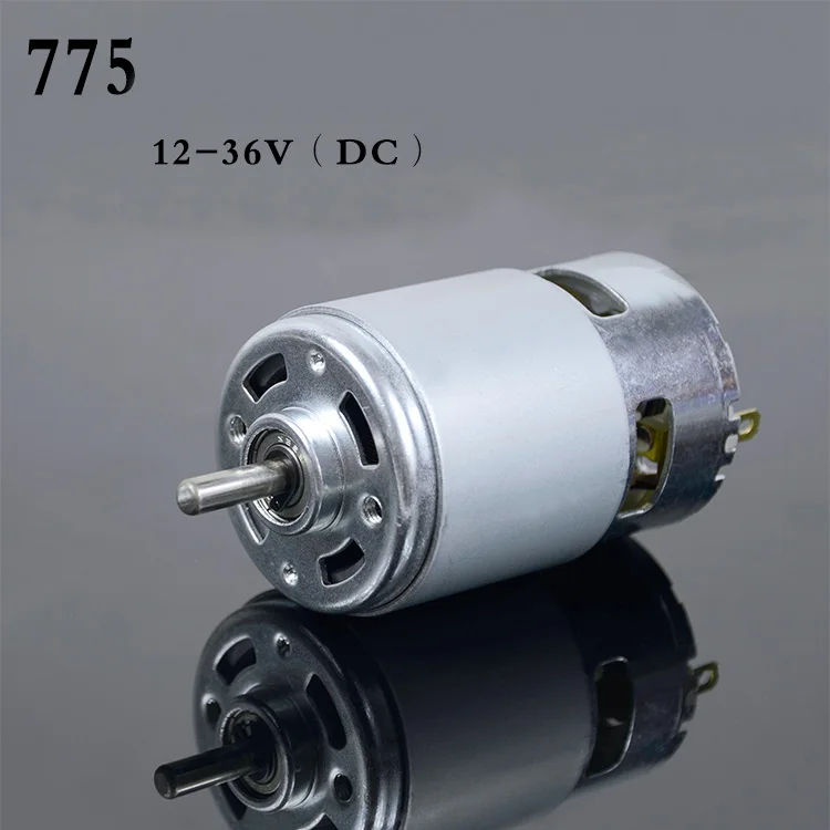 High power 12V-24V DC Motor 775 Large Torque Ball Bearing Tools Low Noise high power 12v 24v dc motor 775 large torque ball bearing tools low noise