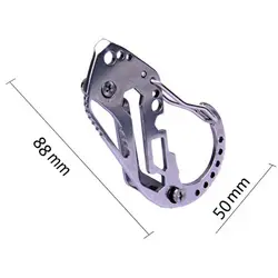 Универсальный портативный Нержавеющая сталь брелок отвёртки гаечные ключи карабин Спорт Кемпинг Аксессуары для альпинизма
