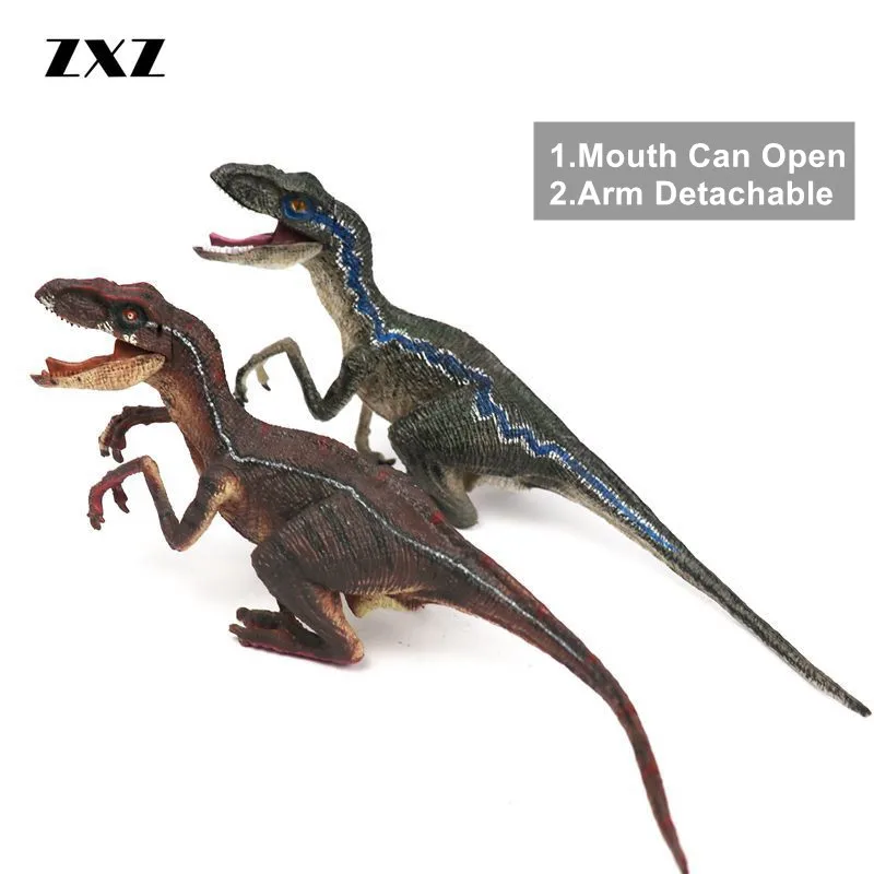 Raptor Blue Velociraptor Figure Jurassic Dinosaur Model Toy Kids Christmas Gift