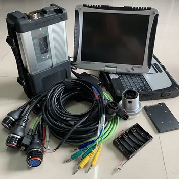 Billige 2019 Super OBD Diagnose Werkzeug MB Star C5 SD Verbinden Mit Laptop Cf-19 Toughbook 4G 2019,07 V SSD Mb SD C5 Für MB Autos & Lkw
