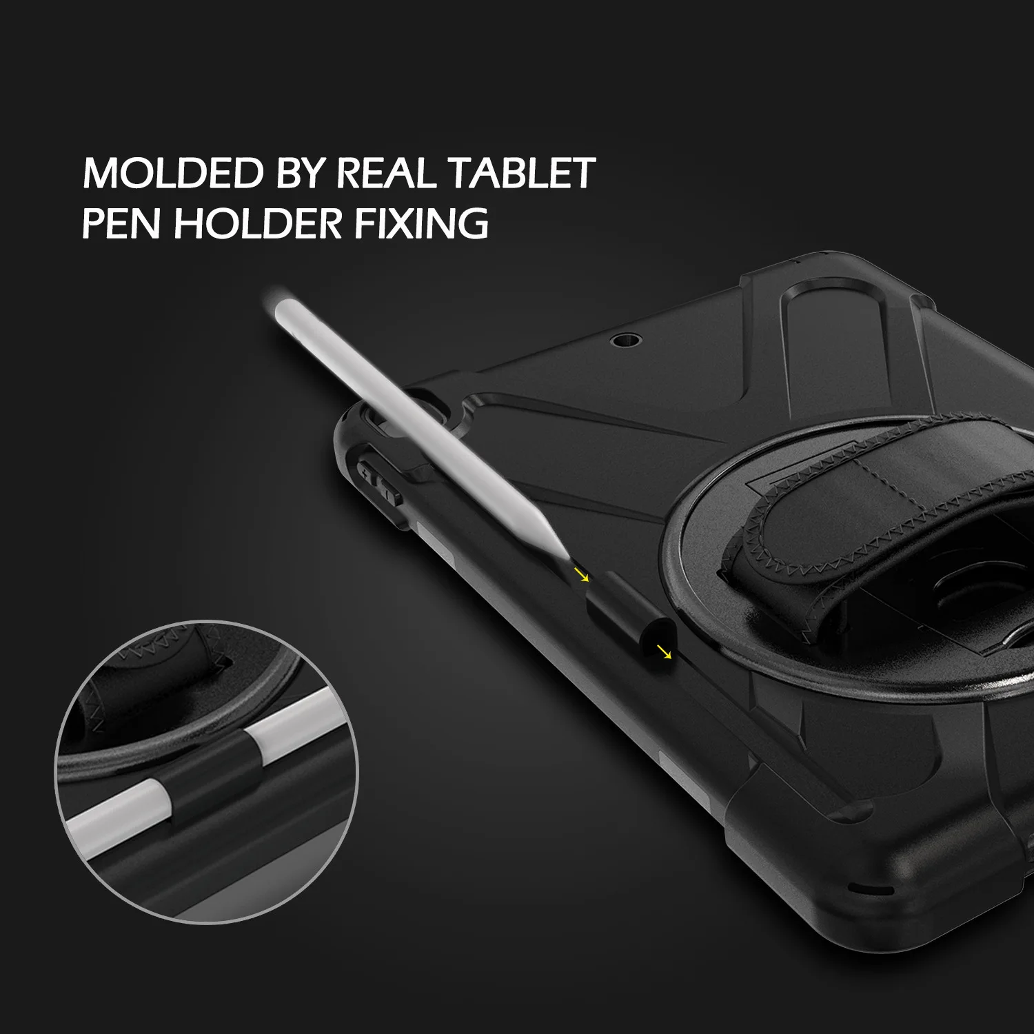 

Protective Case for Ipad Air 2019/Air3/Air10.5/Pro10.5 with Adjustable Hand Strap ipad air case