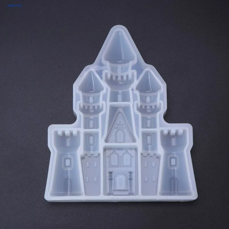 

JAVRICK Silicone Mold Craft Castle Epoxy Resin Christmas Wedding DIY Jewelry Making Cake Resin Decorative Craft