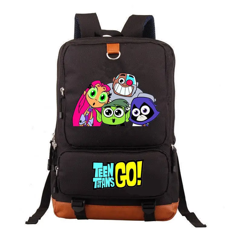 

DC Anime Teen Titans Go mochila school bag backpack teenagers girls boys Bag