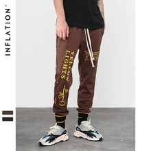 Спортивные штаны с надписью «INFLATION pringting», осень, уличная одежда для мужчин и женщин, штаны в стиле хип-хоп, модные спортивные штаны 8835W