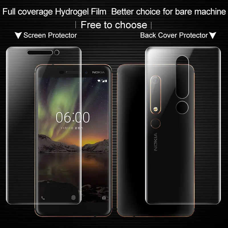 Защитная пленка для Nokia 6 Гидрогелевая второго поколения 2018 | Мобильные телефоны и