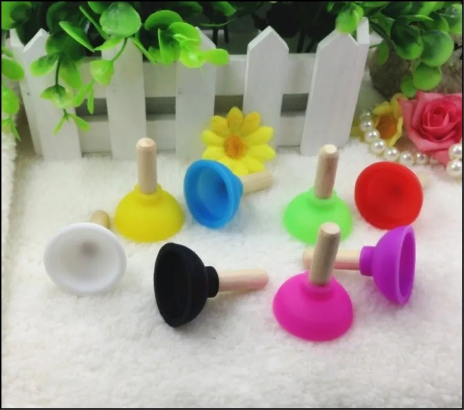 Special Price!100pcs Toilet Plunger Sucker Phone Stand Phone Holder For