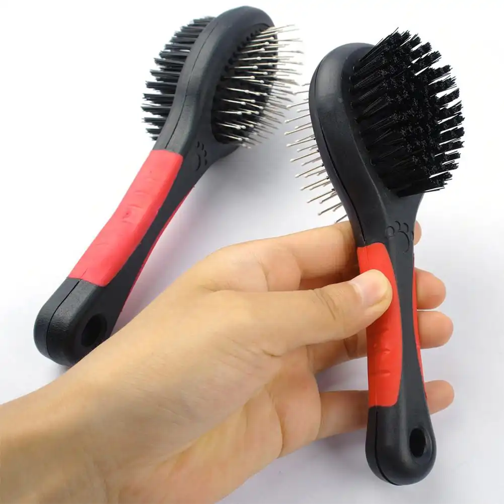 Double Sided Long Short Hair Dog Cat Comb Puppy Pet Fur Grooming