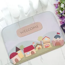 CAMMITEVER Придверные коврики письма Добро пожаловать коврики под входную дверь пол кухня ванная комната Нескользящие маленькие дома Коврики